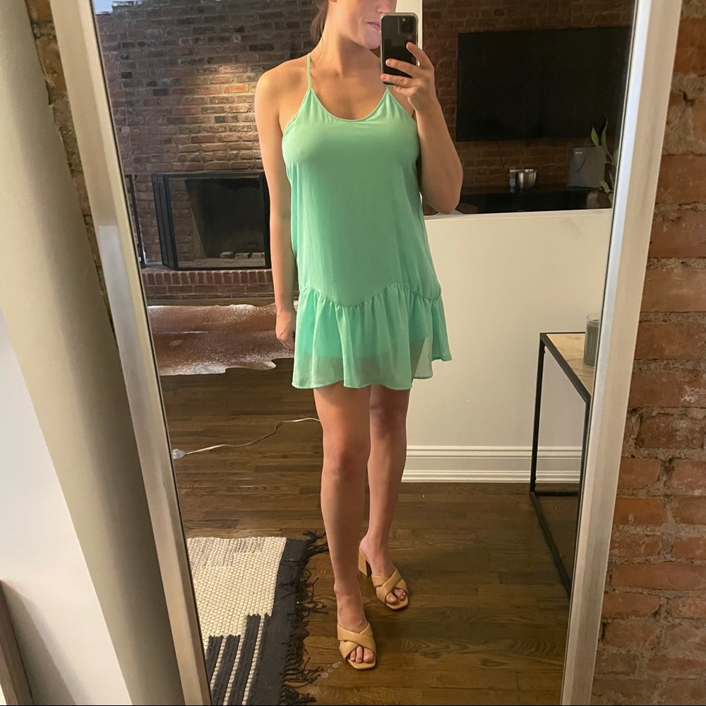 Mint Green Dress/Coverup - Medium